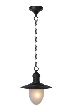 Lucide Aruba - hanglamp -  Ø 25 x 78 cm - IP44 - zwart