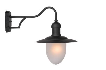 Lucide Aruba - wandverlichting - 44 x 25 x 36 cm - IP44 - zwart
