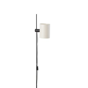Faro Guadalupe - staanlamp - 150 cm - zwart en beige