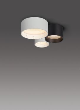 VK Lighting Mos - buiten plafondverlichting - Ø 18,5 x 8 cm - 17W LED incl. - IP44 - wit
