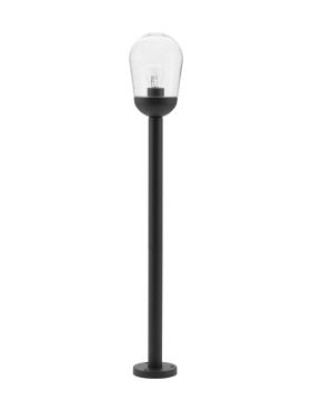 Nova Luce Omika - tuinpaal - Ø 15 x 97 cm - IP54 - donker grijs
