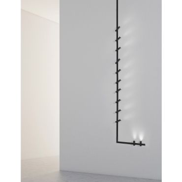 Nova Luce Nap - spot voor magnetisch profielsysteem - Ø 8,5 x 27 cm - 30W LED incl. - zwart - witte lichtkleur