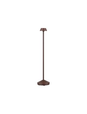 Nova Luce Arion - tuinpaal - Ø 11 x 50 cm - 4W LED incl. - IP65 - corten