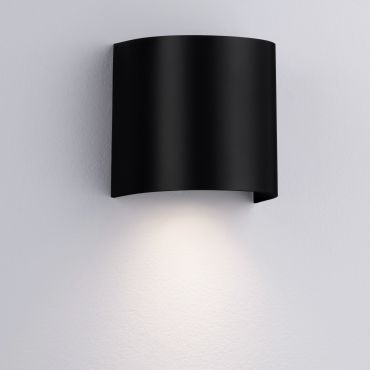 Nova Luce York - buiten wandverlichting - 11 x 11 x 8,5 cm - IP65 - zandzwart