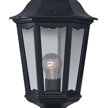 Searchlight Alex - buiten wandverlichting - 26 x 43 cm - IP44 - zwart