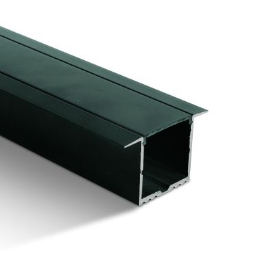 ONE Light Recessed Profiles - 5,7 x 3,6 cm - 200 cm lengte - zwart