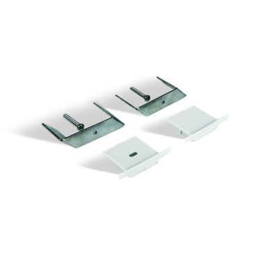 ONE Light - inbouw profiel - 3,6 x 3,6 cm - 200 cm lengte - wit