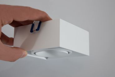 Nova Luce Brook - inbouwspot - 9,6 x 9,6 x 7,8 cm, inbouwmaat 79 mm - wit