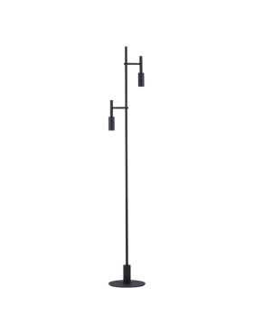 Nova Luce Joy - vloerlamp - Ø 25 x 161 cm - 14W LED incl. - zandzwart