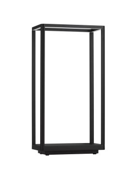 Nova Luce Akmi - tuinpaal - 26 x 50 x 15 cm - 9W LED incl. - IP65 - donker antraciet