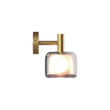 VK Lighting Nala - wandlamp - Ø 14,5 x 21,5 x 19,8 cm - mat messing