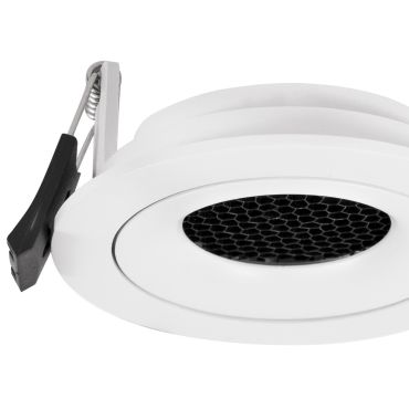 Nova Luce Cadmo - inbouwspot - Ø 90 mm, Ø 82 mm inbouwmaat - wit