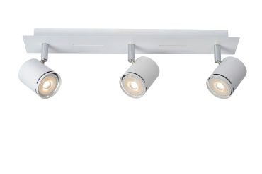 Lucide Rilou - opbouwspot - 42 x 7,5 x 12 cm - 3 x 5W dimbare LED incl. - wit