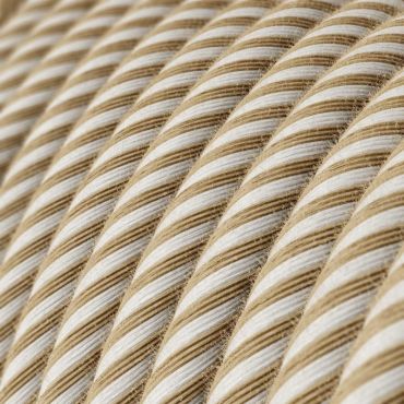 Creative Cables - textielsnoer - per 100 cm - jute en katoen