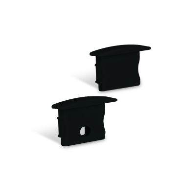 ONE Light Recessed Profiles - inbouw LED profiel - 2,3 x 1,5 cm - 200 cm lengte - zwart