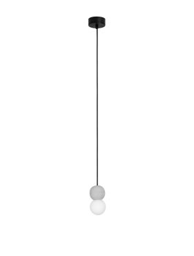 Nova Luce Zero - hanglamp - Ø 8 x 115 cm - grijs