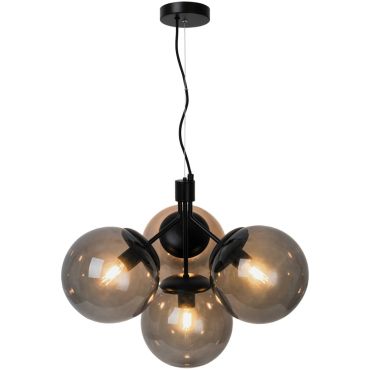 Nordlux Ivona - hanglamp - 54,2 x 54,2 x 244 cm - zwart