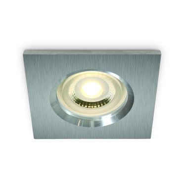 ONE Light Bathroom Range - inbouwspot - 85 x 85 mm, Ø 68 mm inbouwmaat - IP65 - aluminium