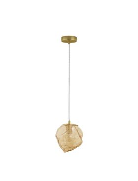 Nova Luce Odell - hanglamp - Ø18 x 120 cm - goud
