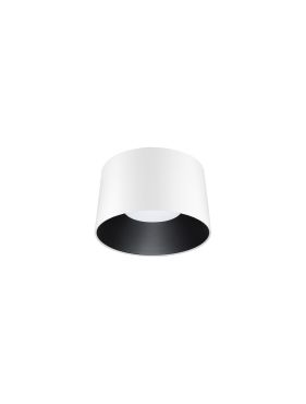 Nova Luce Atil - plafondlamp - Ø 35 x 22 cm - 24W LED incl. - zandwit en zwart
