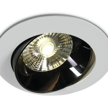 ONE Light Dark Mirror Reflector - inbouwspot - Ø 160 mm, Ø 140 mm inbouwmaat - 20W LED incl. - wit