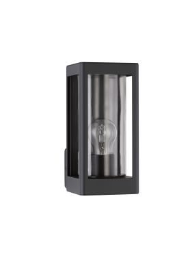 Nova Luce Figo - buiten wandverlichting - 11 x 24,5 x 15 cm - IP54 - donker antraciet