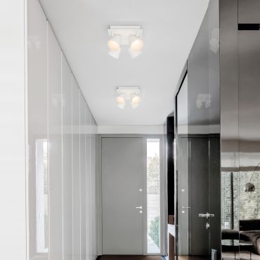Nova Luce Biagio - opbouwspot 4L - 22 x 22 x 16 cm - 4 x 6W LED incl. - zandwit