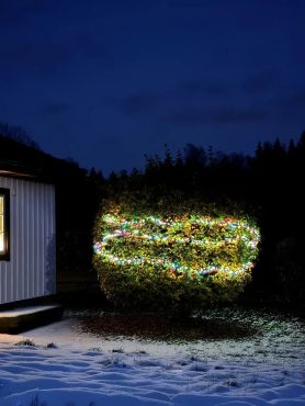 Konstsmide kerstverlichting - LED-lichtslinger - 8,78 m - 400 x 0,015W incl. - IP44 - 2100K - zwart