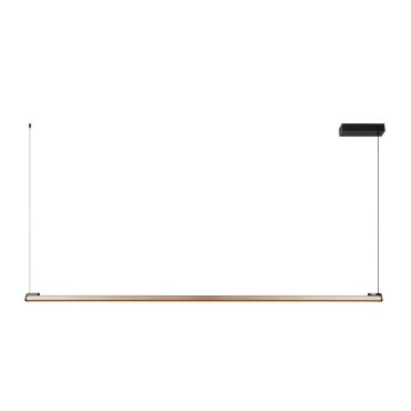 Lucide Braga - hanglamp met handbewegingssensor - 150 x 5 x 207,9 cm - 36W dimbare LED incl. - koffie