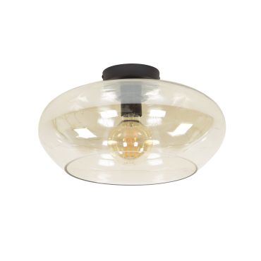 Vico Elevate Glass - plafondlamp - Ø 40 x 22 cm - amber