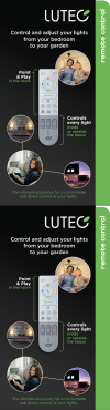 Lutec  Connect afstandsbediening - 15,7 x 4 x 1,9 cm