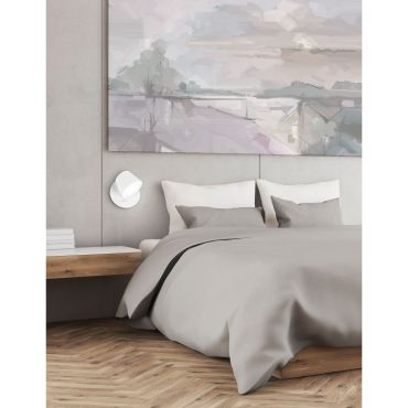 Nova Luce Amadeo - wandverlichting met schakelaar - 12 x 12 x 12 cm - 6W LED incl. - wit