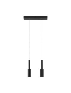 Nova Luce Joy - hanglamp - 30 x 3 x 200 cm - 14W LED incl. - zandzwart