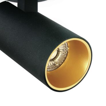 ONE Light COB Cylinders - spot 1L - Ø 6 x 9 cm - 6,5W dimbare LED incl. - zwart