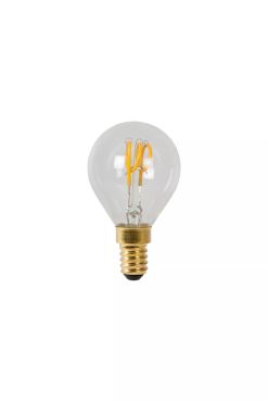 Lucide LED filament lamp - Ø 4,5 x 7,7 cm - E14 - 3W dimbaar - 2700K - transparant