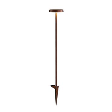 VK Lighting Mush - tuinpaal op piek - Ø 15 x 80,8 cm - 8W LED incl. - IP65 - roestbruin