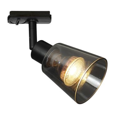 Nordlux Koniekel Link - rail spot GU10 - Ø 8 x 17,13 cm - mat zwart