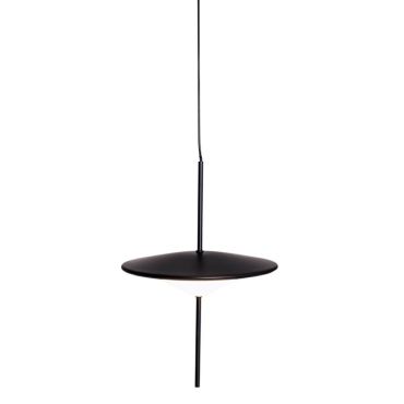 Maxlight Cone - hanglamp - Ø 18 x 165 cm - 12W LED incl. - zwart