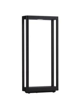 Nova Luce Cosmic - tuinpaal - 23 x 50 x 8,6 cm - 8W LED incl. - IP65 - donker antraciet