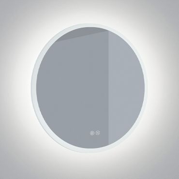 ONE Light Defog Mirrors - spiegel met verlichting - Ø 60 cm - 20W LED incl. - IP44 - aluminium