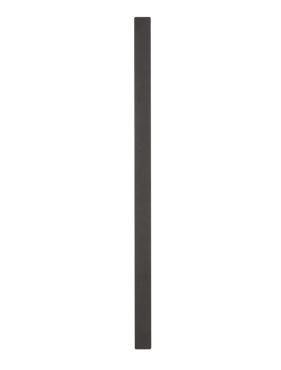 Nova Luce Aneth - buiten wandverlichting - 5,2 x 4,9 x 104 cm - 20W LED incl. - IP65 - zwart