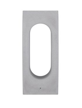 Nova Luce Stage - tuinpaal - 15 x 35 x 15 cm - 6W LED incl. - IP65 - grijs