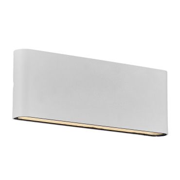 Nordlux Kinver 26 - buiten wandverlichting - 26 x 9 x 3,3 cm - 10W LED incl. - IP54 - wit