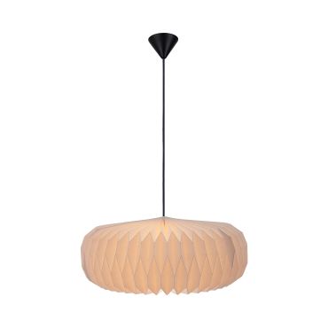 Nordlux Belloy 45 - papieren lampenkap zonder pendel - Ø 45 x 18 cm - wit
