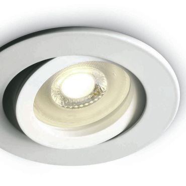 ONE Light Round Clip In Range - inbouwspot - Ø 84 mm, Ø 72 mm inbouwmaat - wit