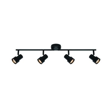 Nordlux Boston - opbouwspot 4L - 71 x 15,5 x 5,5 cm - zwart