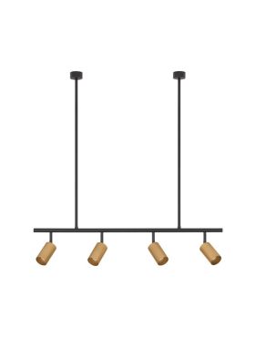 Nova Luce Pogno - hanglamp - 96 x 87,5 cm - zwart en goud