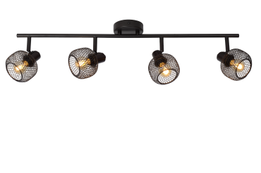 Lucide Maren - opbouwspot 4L - 76 x 17 x 15 cm - Zwart