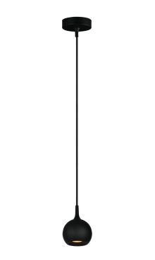 Artdelight Bolero - hanglamp - Ø 9 x 150 cm - zwart