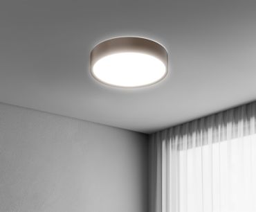Century Italia Blanca Luxe - plafondlamp - Ø 40 x 7 cm - 24W LED incl. - koffie